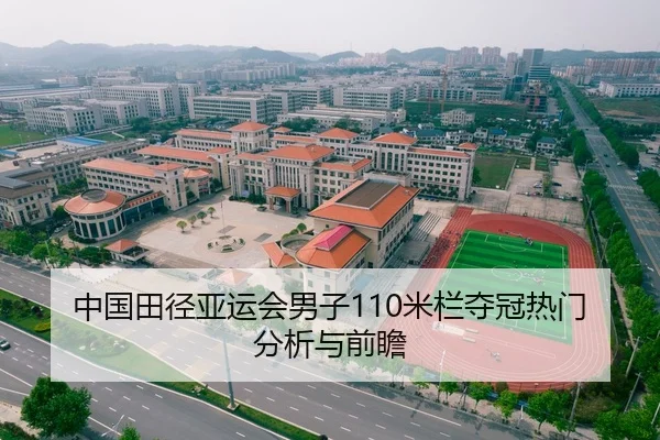 中国田径亚运会男子110米栏夺冠热门分析与前瞻